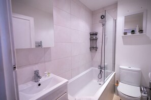 Hair dryer, towels