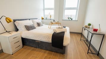 1 bedroom, iron/ironing board, travel crib, WiFi