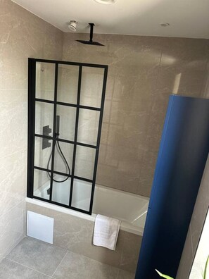 Hair dryer, towels