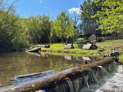 Secluded creek-side ranch house in the heart of Custer County.