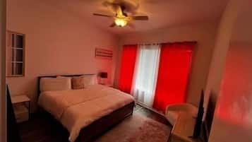 1 slaapkamer, een strijkplank/strijkijzer, wifi, rolstoeltoegankelijk