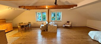 Vacation apartment Apfelbaum in the guest & people and nature