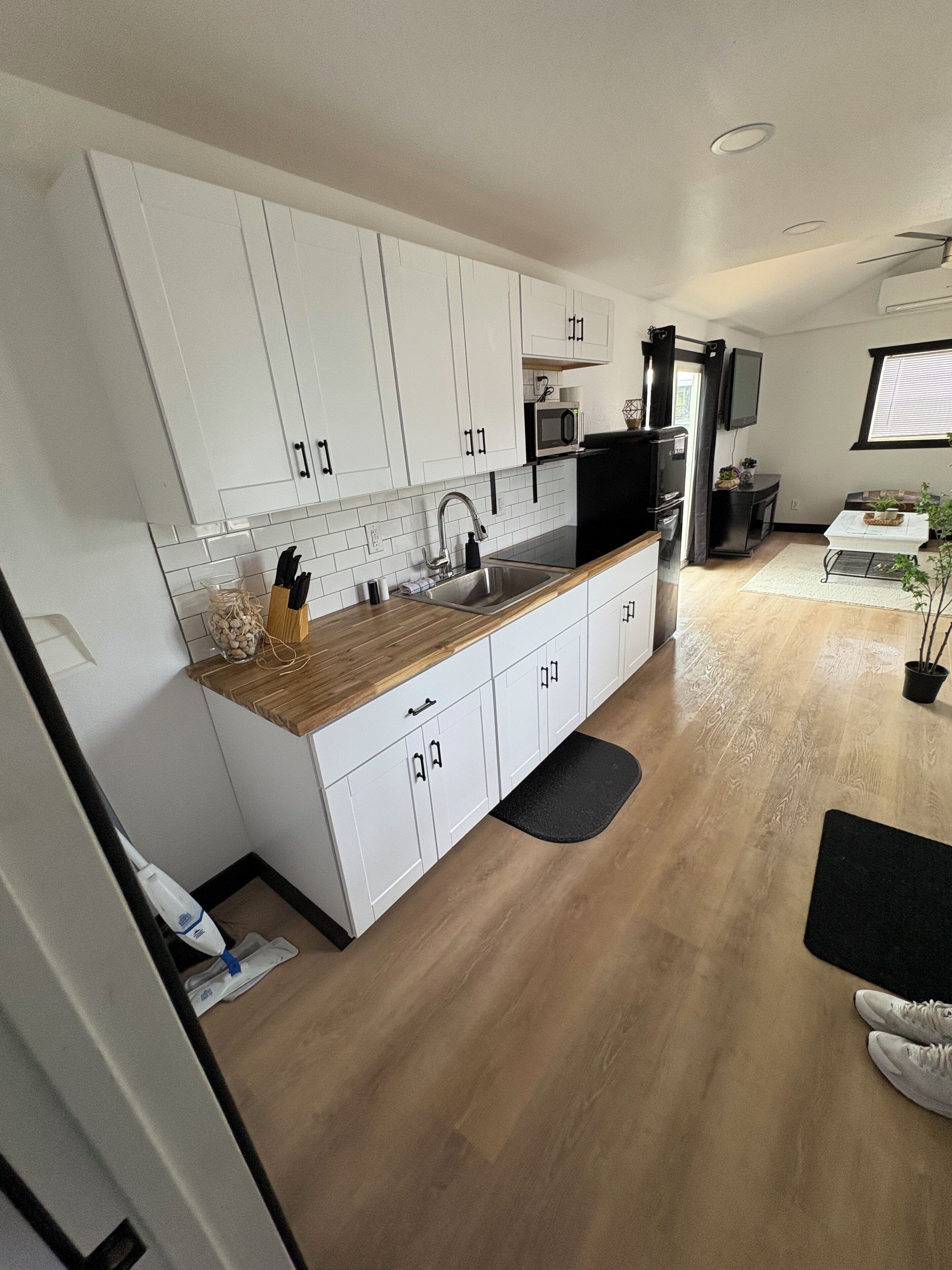 Microwave, oven, stovetop