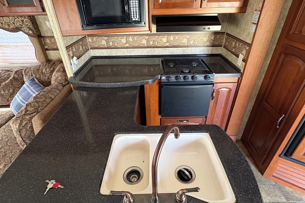 Microwave, oven, stovetop