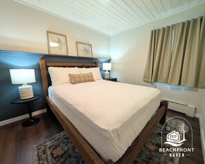 Suite, Patio, Beach View | Laptop workspace, blackout curtains, iron/ironing board, free WiFi