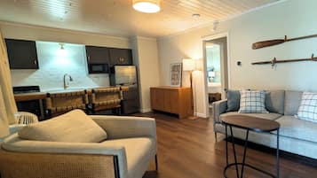 Suite, Patio, Beach View | Laptop workspace, blackout drapes, iron/ironing board (on request)