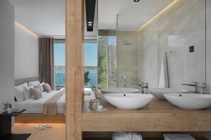 Hair dryer, towels