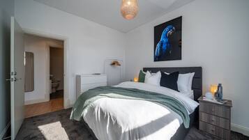 1 bedroom, iron/ironing board, bed sheets