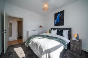 1 bedroom, iron/ironing board, bed sheets