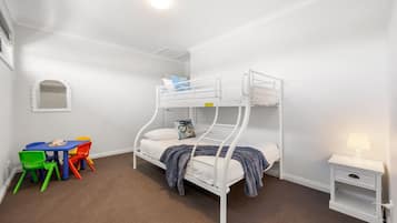 8 bedrooms, iron/ironing board, travel crib, WiFi