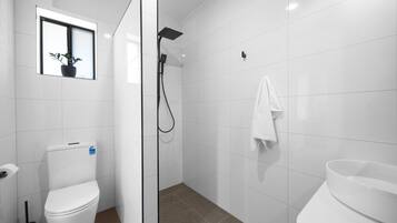 Hair dryer, towels