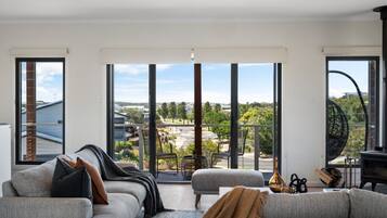 TV, fireplace, ping pong, books