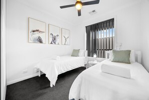 3 bedrooms, iron/ironing board, travel crib, WiFi