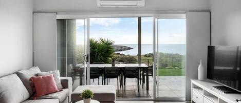 Télévision, cheminée, livres