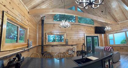 Lovely 3-bedroom waterfront cabin in Greenville, ME.