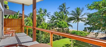 Sandveil | Beach Access Home with Pool, Ocean Views & Family Space
