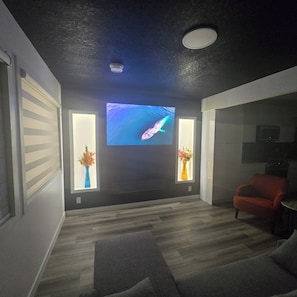 Fernseher, Kamin