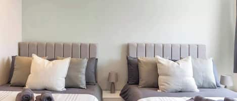 Iron/ironing board, travel crib, WiFi, bed sheets