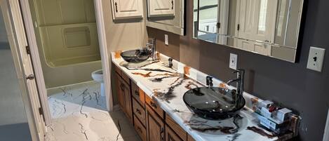 Towels, toilet paper