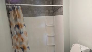 Shower, toilet paper