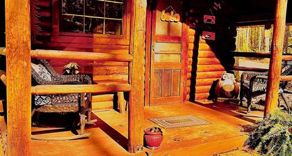 The Raven tiny log cabin in The Forest