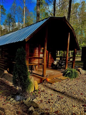 Exterior - The Raven tiny log cabin in The Forest (Cosby)