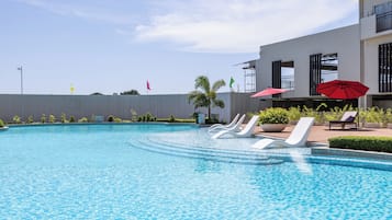 Condo, 1 Bedroom, Accessible, Balcony | Pool | Outdoor pool