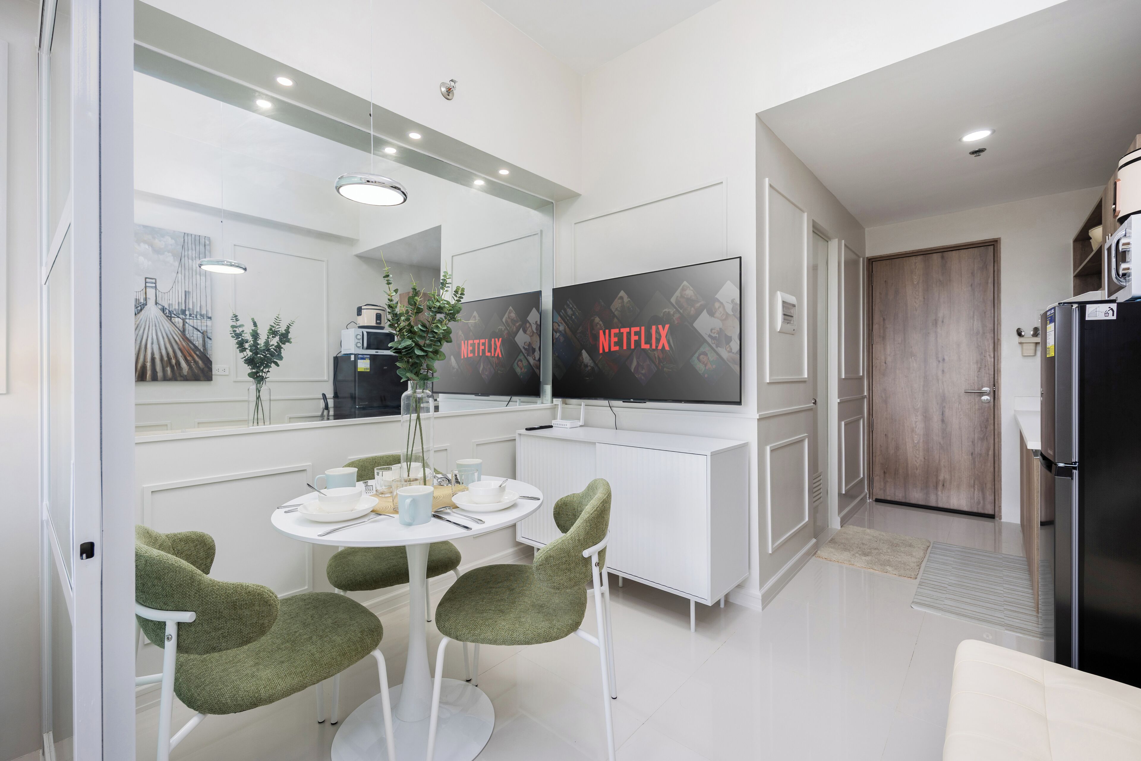 Apartamento, 1 habitación, accesible para personas con discapacidad, balcón | Comedor