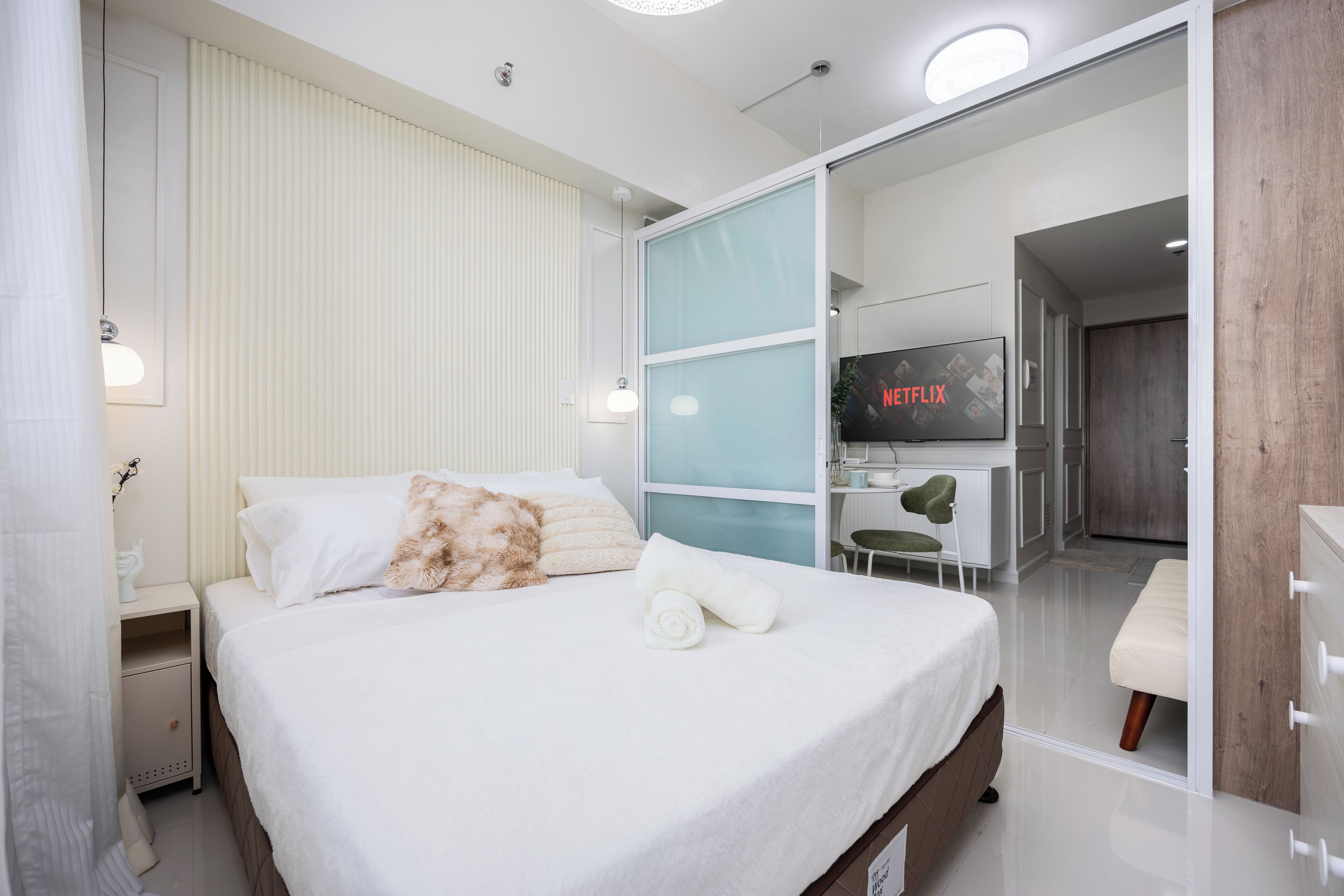 Apartamento, 1 habitación, accesible para personas con discapacidad, balcón | 1 dormitorio