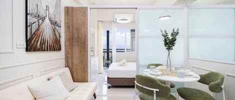 Condo, 1 quarto, acessível, sacada | Sala de estar