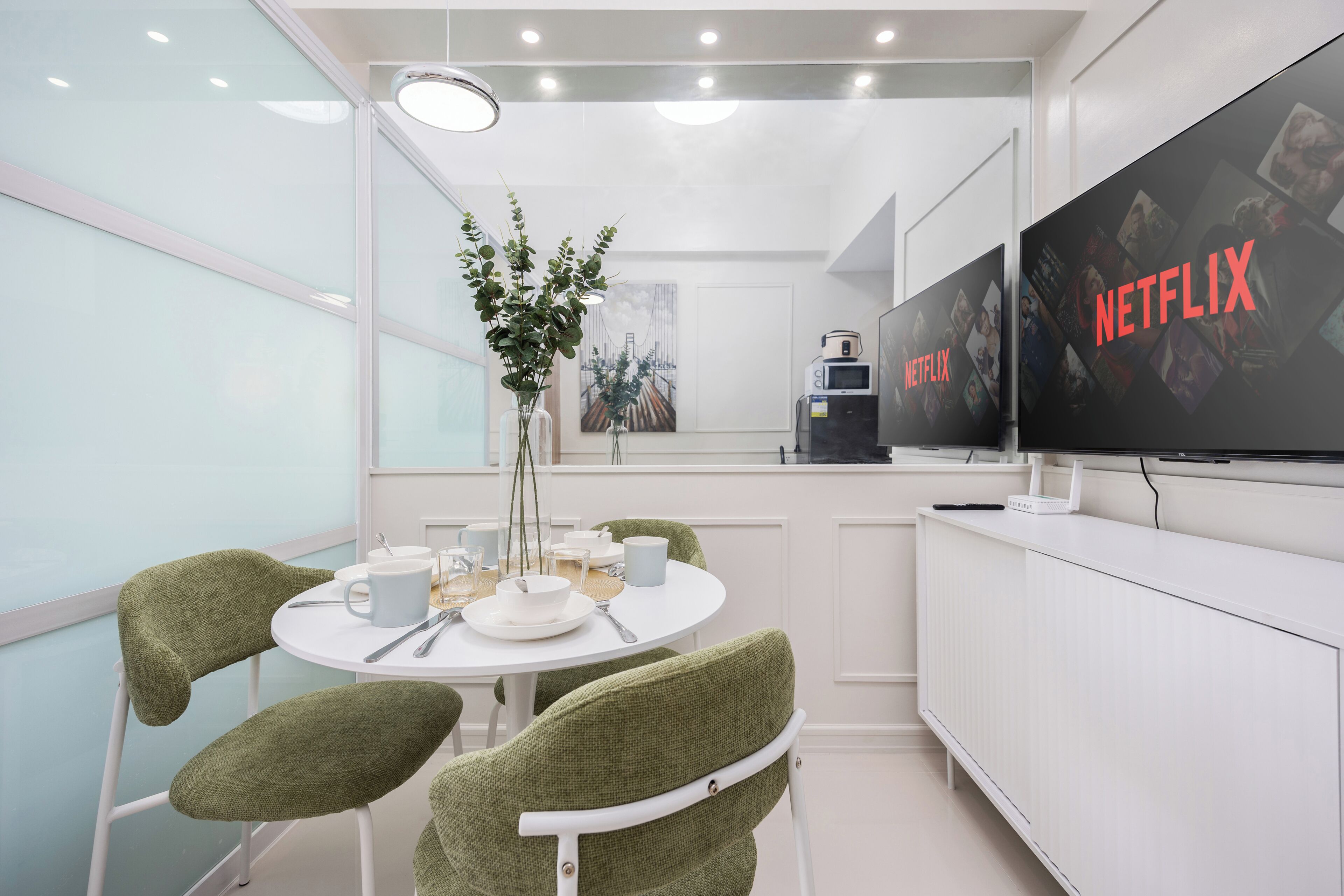 Apartamento, 1 habitación, accesible para personas con discapacidad, balcón | Comedor
