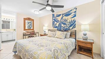 1 bedroom, iron/ironing board, travel crib, WiFi
