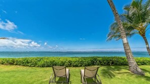Property grounds - Beachfront Condo Steps to Beach & Pool (Hauula)