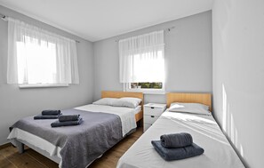 1 室のベッドルーム、旅行用ベビーベッド、WiFi (無料)
