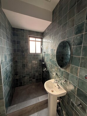 Serviettes fournies, savon, papier toilette