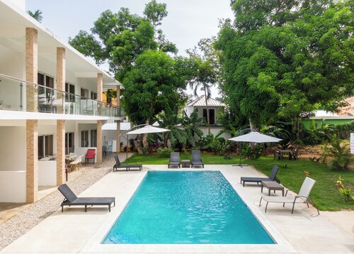 El Patio de Lucia 4 persons, Las Terrenas tropical garden, city, beach nearby