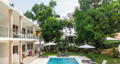 El Patio de Lucia 4 persons, Las Terrenas tropical garden, city, beach nearby