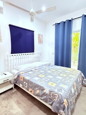 2 bedrooms, iron/ironing board, WiFi, bed sheets - El Patio de Lucia 4 persons, Las Terrenas tropical garden, city, beach nearby (Las Terrenas)