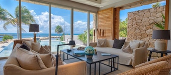 Beachfront Villa with Private Pool & Private Beach