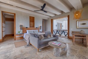 Smart TV, fireplace, stereo - Beachfront Villa with Private Pool & Private Beach (Puerto Aventuras)