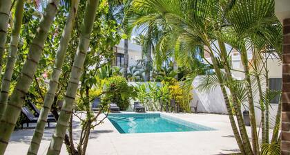 Room in hotel casa pierretta, downtown, near the beach. Las terrenas