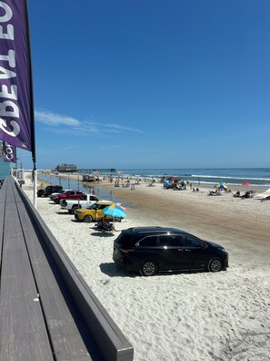 Sun loungers, beach towels