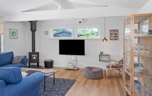 Fireplace, foosball