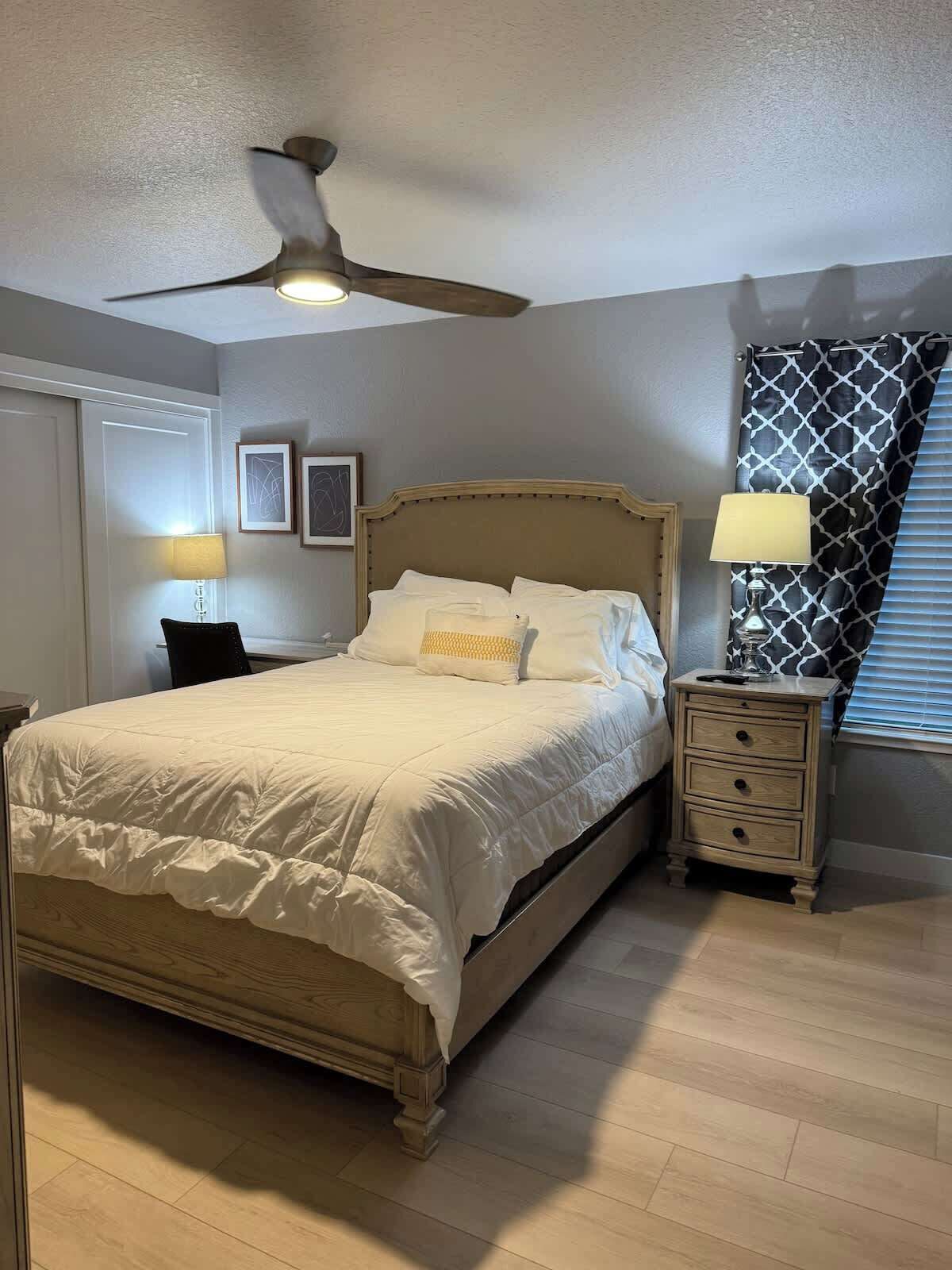 2 bedrooms, iron/ironing board, travel crib, free WiFi