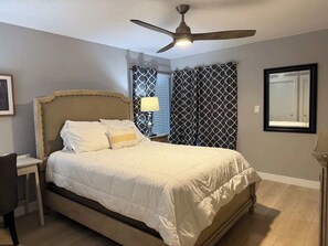 2 bedrooms, iron/ironing board, travel crib, free WiFi