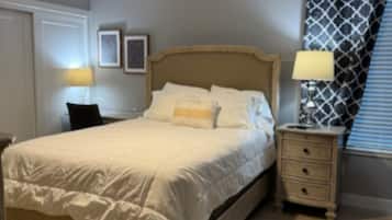 2 slaapkamers, een strijkplank/strijkijzer, wifi, beddengoed