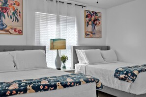 4 soverom, strykejern/-brett, wi-fi og sengetøy