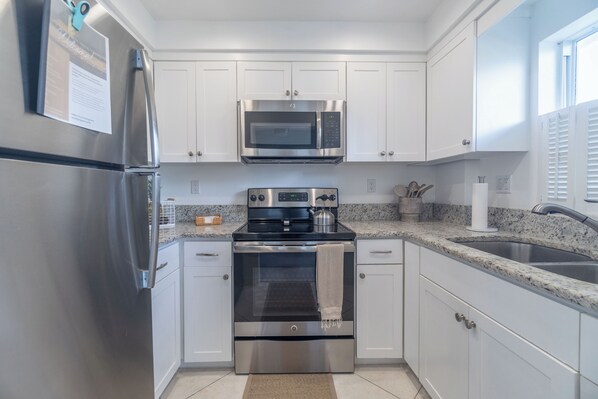 Microwave, oven, stovetop