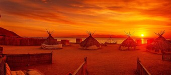 Rivo camp bungalow in Dahab blue lagoon