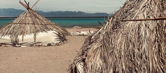 Rivo camp bungalow in Dahab blue lagoon